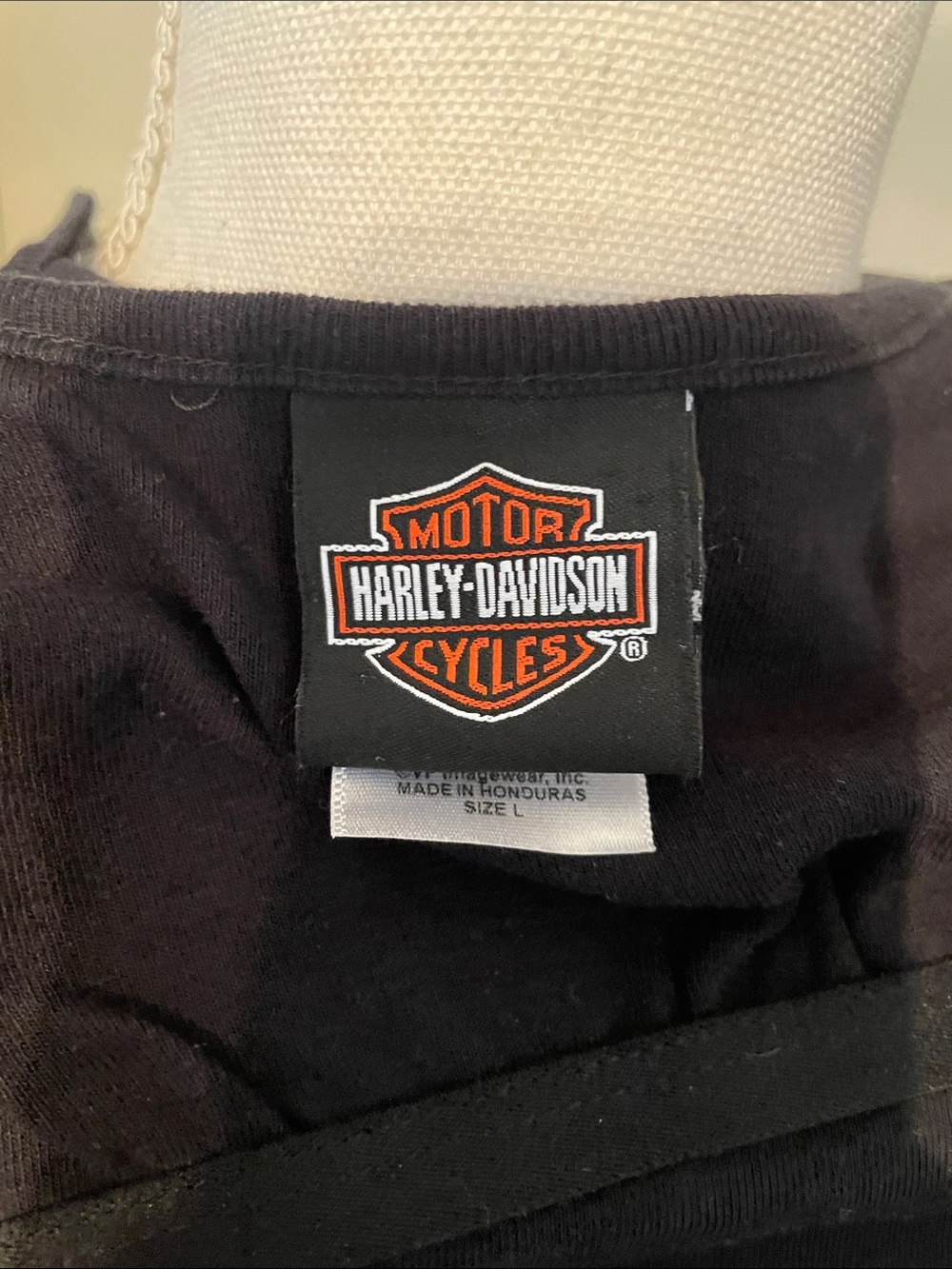 “Harley-Davidson” Black Rhinestone Logo Cami! - Picture 7 of 8